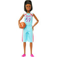 Barbie Made to Move Basketball Player Doll & Accessories  Brunette Doll Wearing Uniform with Ball