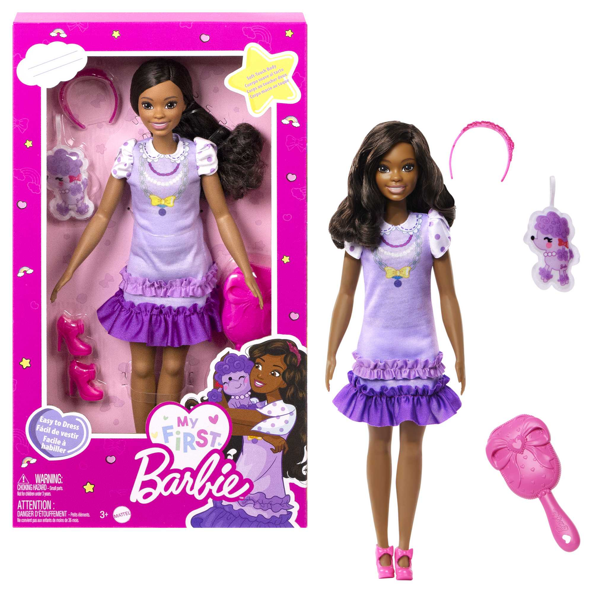 BARBIE - MY FIRST BARBIE DOLL AST - BRUNETTE