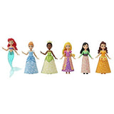 Disney Princess Small Doll Princess Party With 6 Posable Dolls And 13 Tea Time Accessories