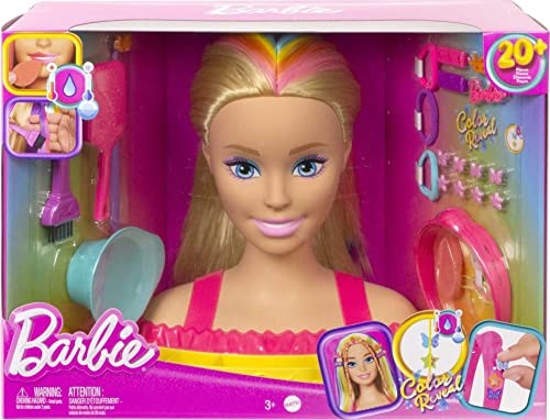 Barbie Neon Rainbow Deluxe Styling Head - Blonde