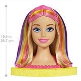 Barbie Neon Rainbow Deluxe Styling Head - Blonde