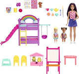 Barbie Skipper First Jobs Daycare Playset With 3 Dolls, Furniture & Accessories