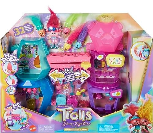 Trolls Band Together Mount Rageous Playset with Queen Poppy