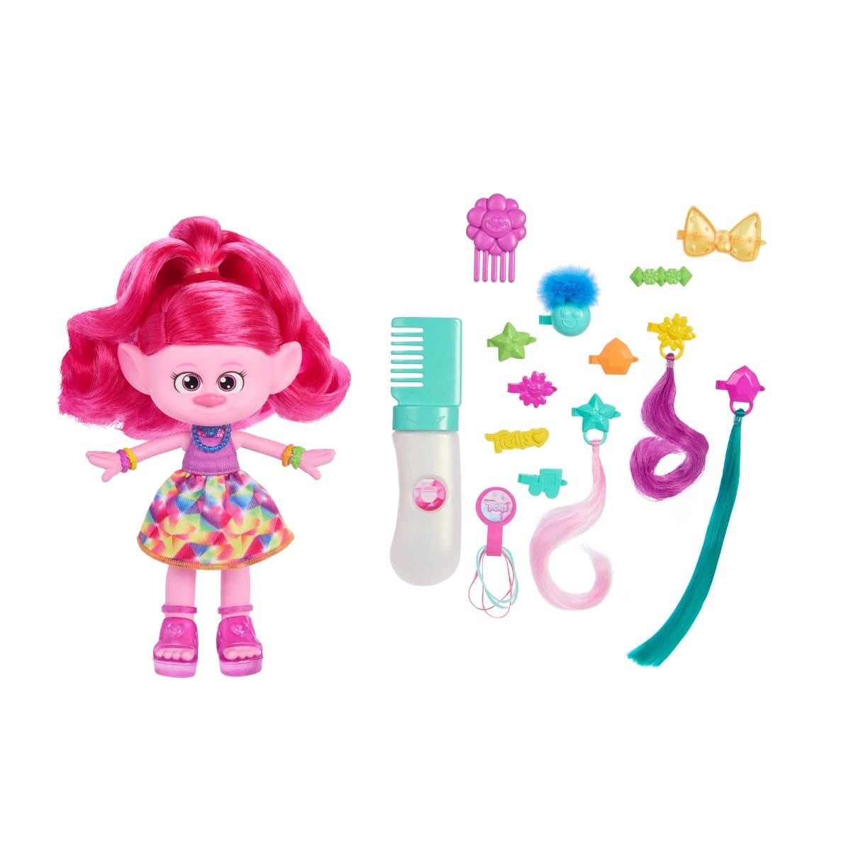 TROLLS 3 BAND TOGETHER HAIR-TASTIC QUEEN POPPY