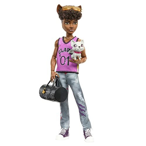 Monster High Doll  Clawd Wolf Doll with Pet and Accessories