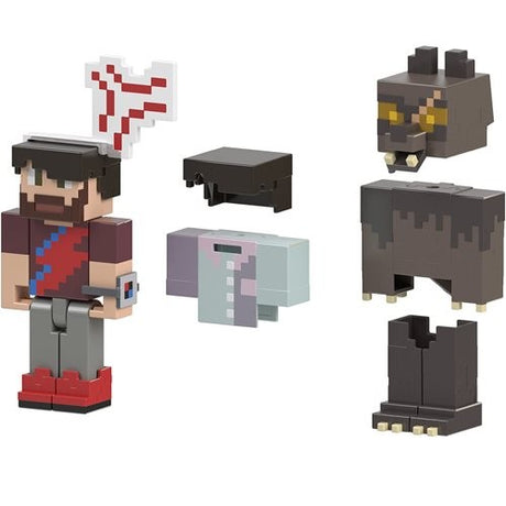 Minecraft Creator Series Camp Enderwood Rougarou Action Figure & Accessories Set  3.25-in Scale