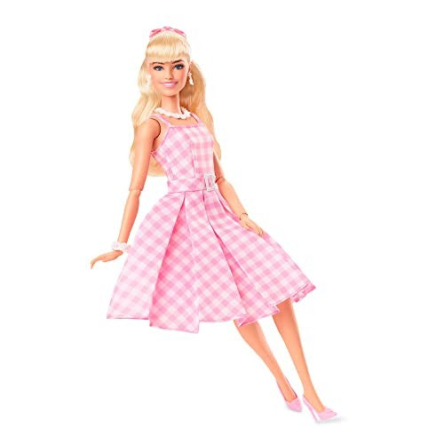 Barbie The Movie Collectible Doll Margot Robbie As Barbie In Pink Gingham Dress