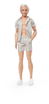 Barbie the Movie Ken Doll in Striped Matching Set