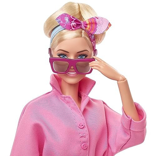 Barbie the Movie Doll In Pink Boiler Suit