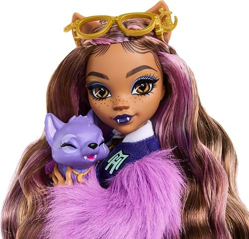 Monster High Faboolous Pets Clawdeen Wolf Doll (with Crescent)