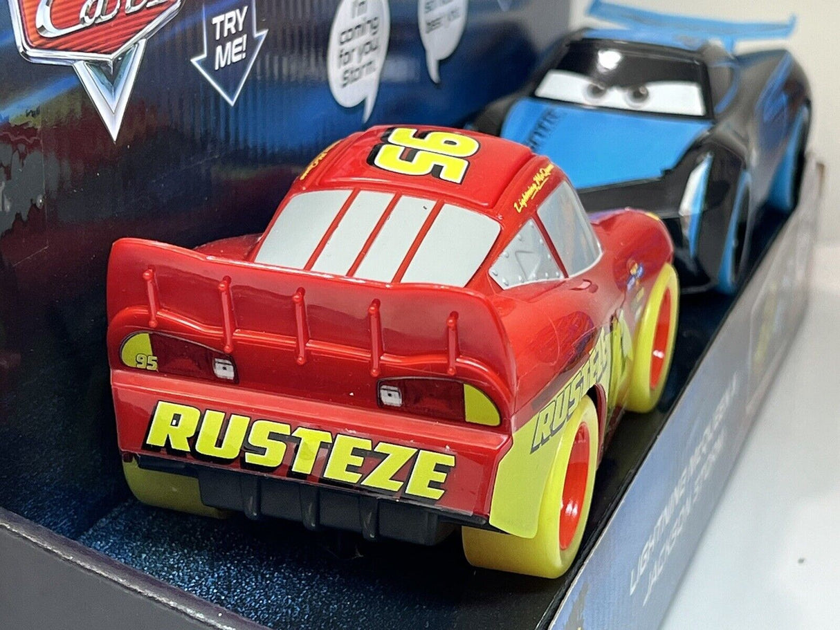 Disney / Pixar Cars Glow Racers Lighting McQueen & Jackson Storm Vehicle 2-Pack (Glow-in-the-Dark)