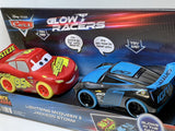 Disney / Pixar Cars Glow Racers Lighting McQueen & Jackson Storm Vehicle 2-Pack (Glow-in-the-Dark)