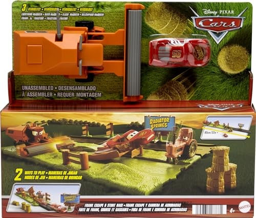 Disney Pixar Cars Frank Escape and Stunt Race Playset