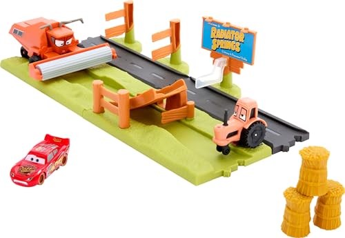 Disney Pixar Cars Frank Escape and Stunt Race Playset