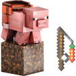 Minecraft Diamond Level Action Figure Pig 14 Cm