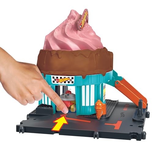 HOTWHEELS CITY - DOWNTOWN ICE CREAM SWIRL