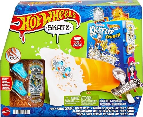 HOTWHEELS SKATE CEREAL BOX SET 