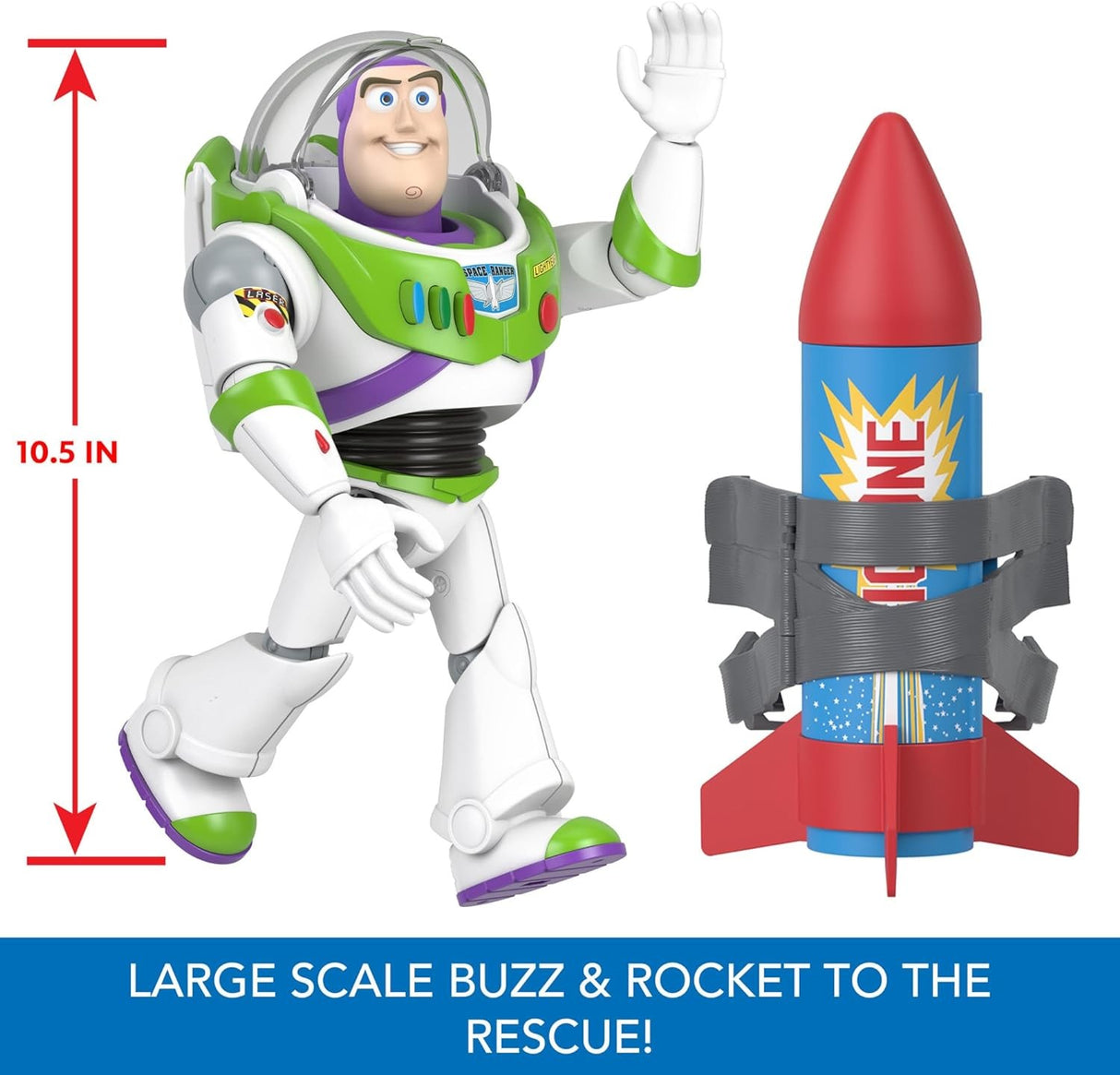 Disney Pixar Toy Story - Rocket Rescue Buzz Lightyear 25cm Figure