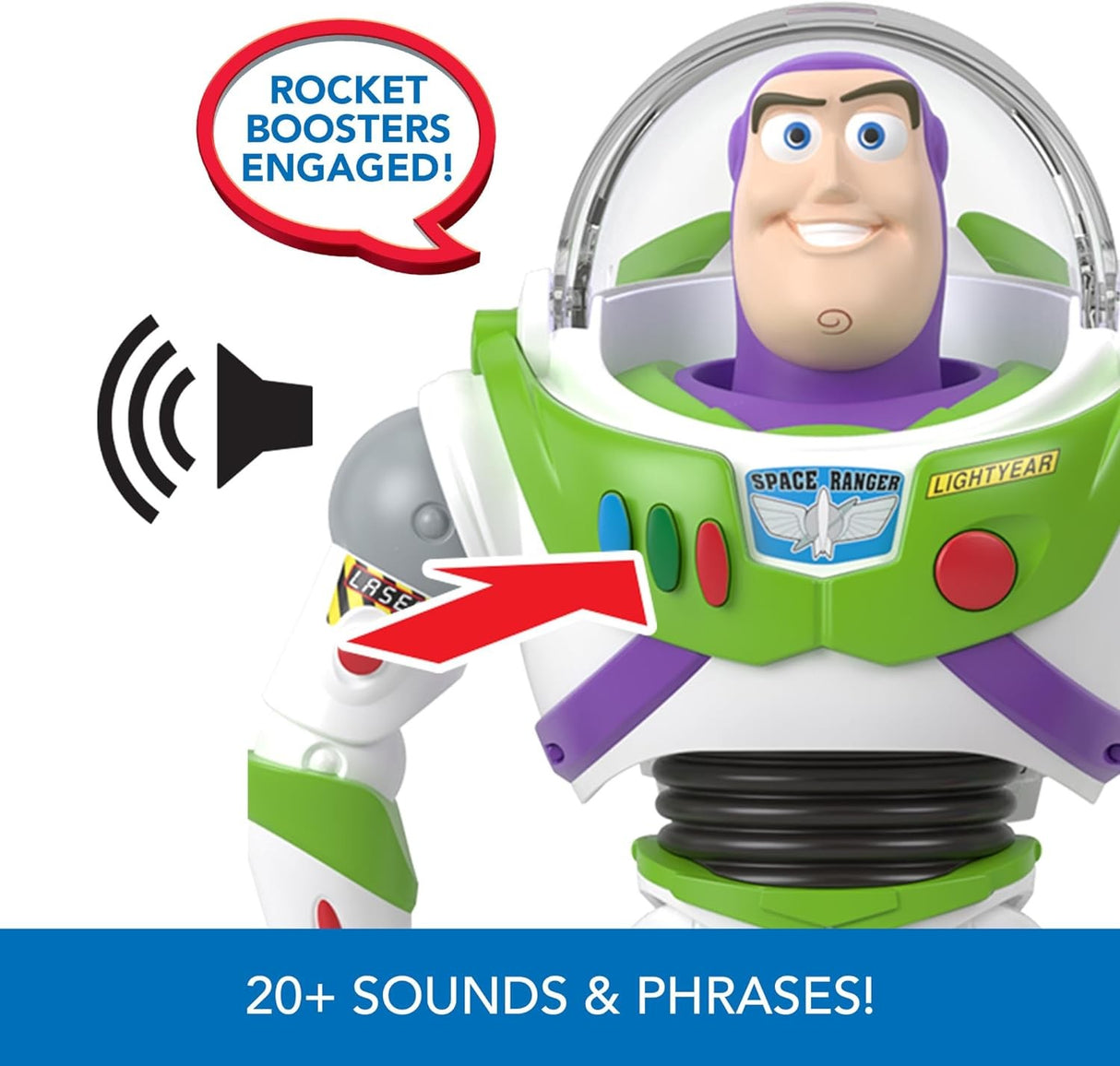 Disney Pixar Toy Story - Rocket Rescue Buzz Lightyear 25cm Figure