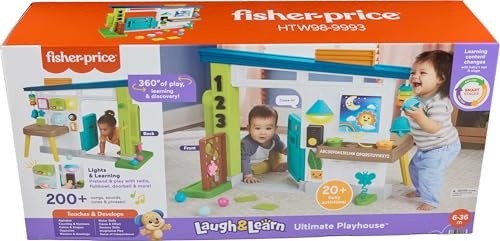 Fisher-Price Laugh & Learn Ultimate Playhouse Learning Playset - Multi-Color