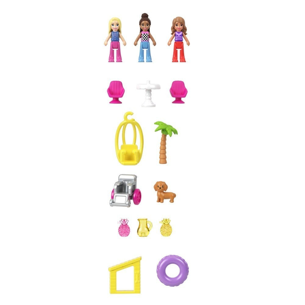 Polly Pocket Barbie Dreamhouse Compact Dollhouse Playset