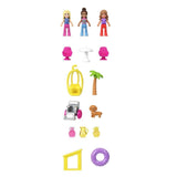 Polly Pocket Barbie Dreamhouse Compact Dollhouse Playset