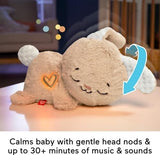 Fisher-Price Soothe Settle Bunny Plush Baby Toy Customizable Sound Machine with Motion - Multi-Color