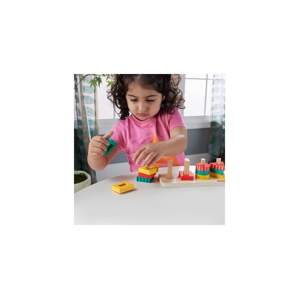 Fisher-Price Wooden Shape Stacker