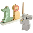 Fisher-Price Wood Stack & Sort Animals Stacking Toy