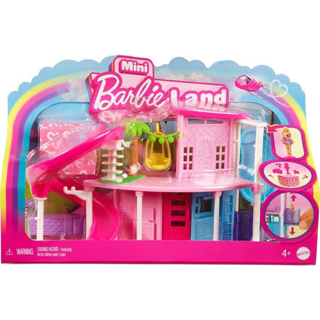 Barbie Mini BarbieLand Doll House Sets Mini Dreamhouse- Pastel Pink