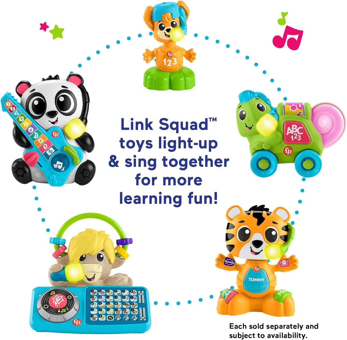 Fisher-Price Link Squad Opposites Fox Musical Learning Toy