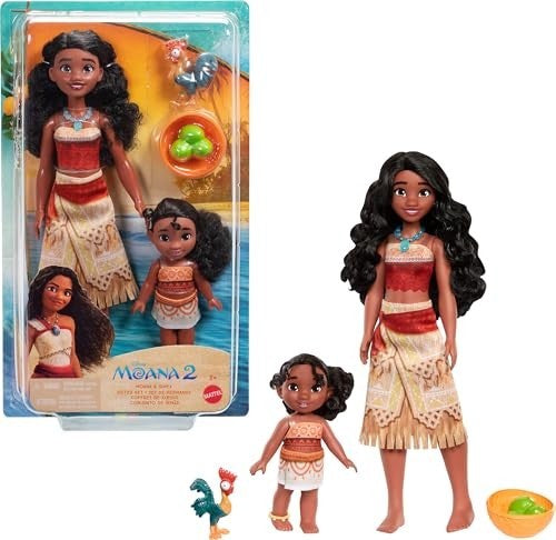 Mattel Disney Moana 2 Simea Fashion Doll with Anklet Accessory, 5 Moveable Joints & Removable Outfit