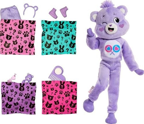 Barbie Cutie Reveal Doll & Accessories, Care Bears Series - Share Bear