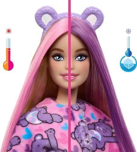 Barbie Cutie Reveal Doll & Accessories, Care Bears Series - Share Bear