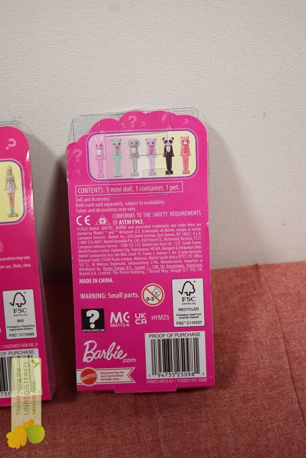 Barbie Mini Barbieland Color Reveal Spring Wave