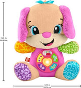 Fisher-price Baby Toy Laugh & Learn Smart Stages Sis Musical Plush With Lights & Learning Songs For Infants Ages 6+ Months