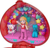 Polly Pocket Mattel 80th Ring Box Compact Ruby Red 