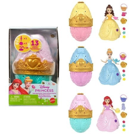 Disney Princess Easter Egg Surprise With 1 Small Doll  2 Skirts & 10 Accessories