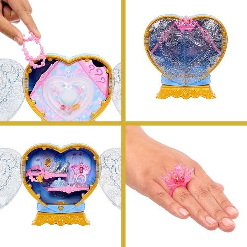Disney Princess Reveal Cinderella Fashion Doll & Accessories With 8 Surprises