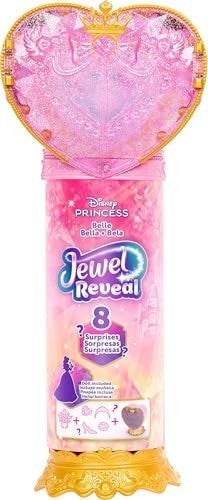 Disney Princess Reveal Belle Fashion Doll & Accessories With 8 Surprises