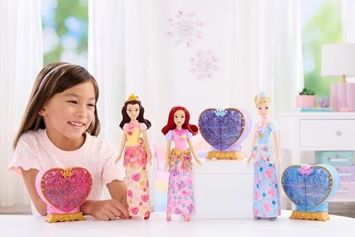 Disney Princess Reveal Ariel Fashion Doll & Accessories With 8 Surprises