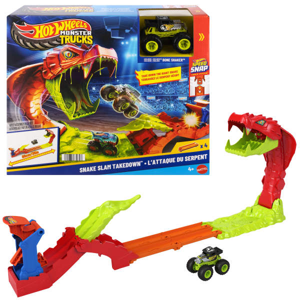 Hot Wheels Monster Trucks Snake Bite Slam Out