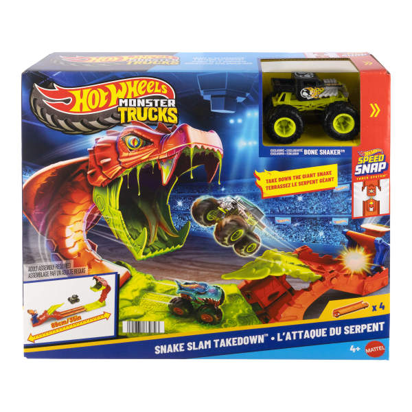 Hot Wheels Monster Trucks Snake Bite Slam Out