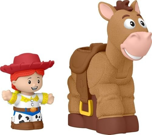 Fisher-Price Little People Disney Pixar Toy Story Bobbin’ Bullseye Horse & Jessie