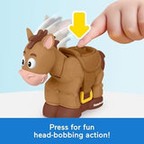 Fisher-Price Little People Disney Pixar Toy Story Bobbin’ Bullseye Horse & Jessie