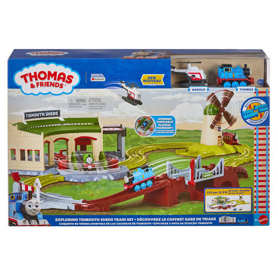 Thomas & Friends Tidmouth Track Sheds, Fisher-Price Train Set