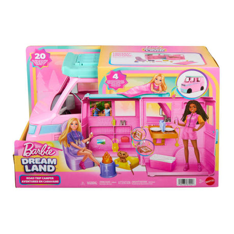 Barbie Dream Land Road Trip Camper Vehicle Playset