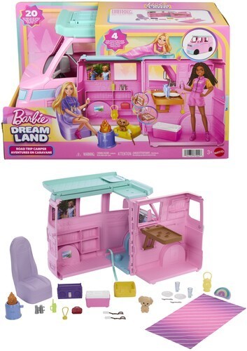 Barbie Dream Land Road Trip Camper Vehicle Playset