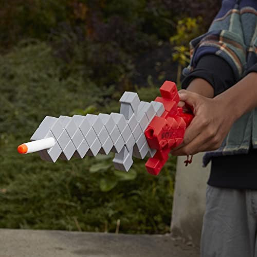 Nerf Minecraft Heartstealer Sword 4 Nerf Elite Foam Darts Foam Blade Dart Blaster