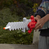 Nerf Minecraft Heartstealer Sword 4 Nerf Elite Foam Darts Foam Blade Dart Blaster